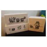 3 Department 56 Heritage Village sets