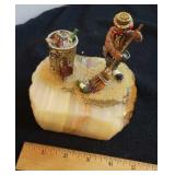 Ron Lee clown "Sweeping Trash"