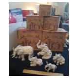 Big Top:  5 Jeweled Elephants