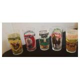 5 Kentucky Derby glasses