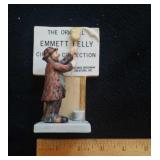 Emmett Kelly store display sign