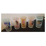 5 Kentucky Derby glasses