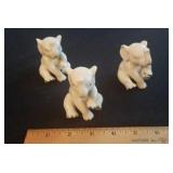 3 Lenox elephant figurines