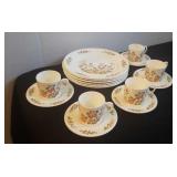 Ansley Cottage Garden tea set - 16 pieces