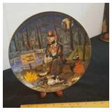 Ron Lee collector plate "No Camping or Fishing "