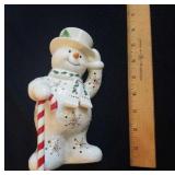 Lenox Happy Holiday Snowman Light up with