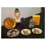 Group of Clown figurines  & collectibles