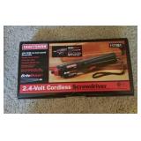 Craftsman cordless screwdriver,  NIB