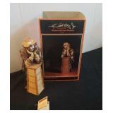 Emmett Kelly Jr figurine with original box