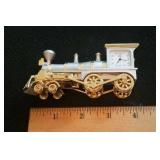 Miniature train clock- well made
