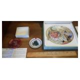 3 Clown & circus collector plates