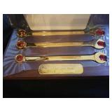1986 Mac Tools 24k gold plated wrench set