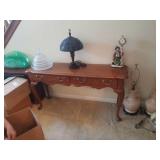 Thomasville New American Oak 2-drawer sofa table