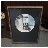 Framed print Amish boys