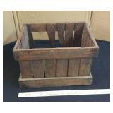Vintage cranberry crate