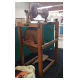 Spinning Wheel With Wool