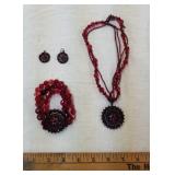 Stones & Beads Vintage Jewelry Set