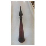 Empoli Amythyst 26 Inch Glass Bottle