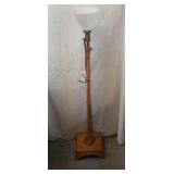 Maple floor lamp