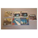 7 View-master sets Moon rockets, Apollo, space