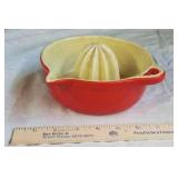 Hall China Chinese Red juicer