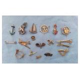 Costume jewelry 18 pins
