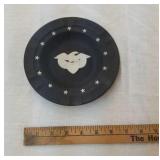 Black Wedgwood 7" ashtray