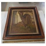 Painting Oil on canvas signed Orr