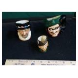 3 Royal Doulton character jugs