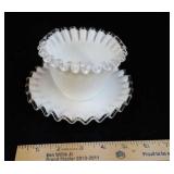 Fenton Silver Crest mayonnaise & underplate