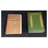 2 vintage Abraham Lincoln books