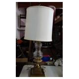 Stoffel brass & crystal table lamp