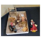 Miniatures & handmade Welsh doll