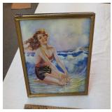 Framed line-up print