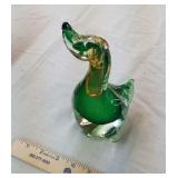 Art glass dog