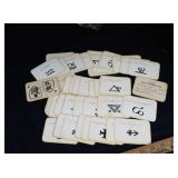 Fortune telling cards, complete 50 cards