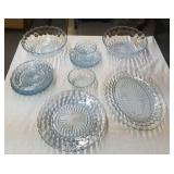 59 pieces of Blue Bubble dinnerware