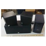 3 JBL speakers & a Dell subwoofer