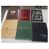 6 college yearbooks: Butler, Indiana,  etc.