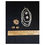 2 sets of costume jewelry