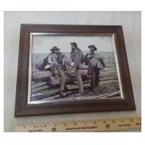 Framed print of Confederate soldiers