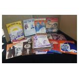 Large stack of vintage sheet music