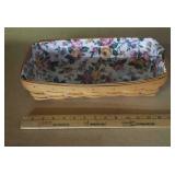 Longaberger Basket, Liner, & Protector 1995