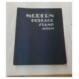 Scott Postage Stamp album & a few stamps