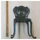 Cast iron doll chair