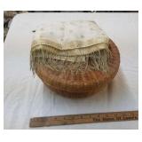 Sewing box and contents & table runner