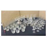 49 pieces Radio Brand fine stemware