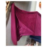 Roll of velveteen fabric,  approximately 6 yards