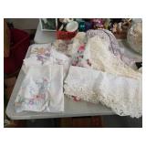 Vintage table linens