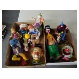 Clown figurines